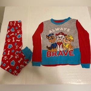 Nickelodeon Boys Paw Patrol 2-Piece Snug-Fit Cotton Pajamas Set  Size 6